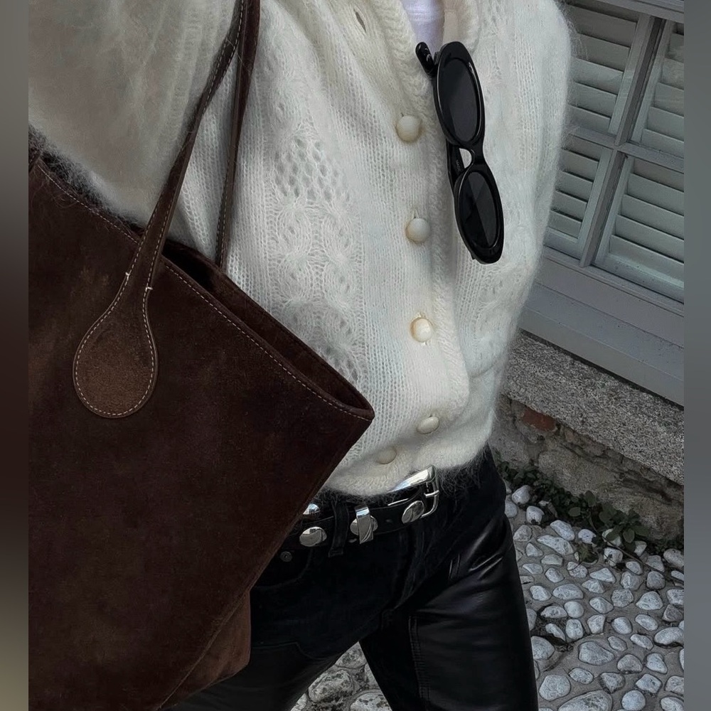 Sezane Evy Cardigan in ecru - Picture 3 of 7